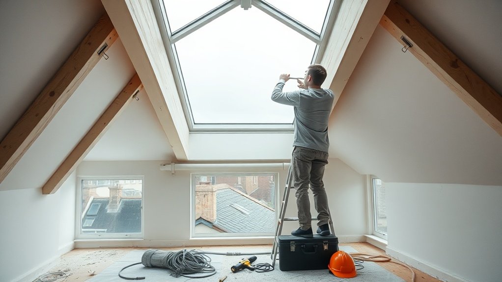 Electric Skylight Installation Harpenden